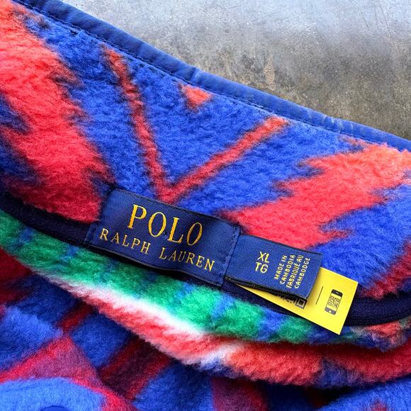 Beautiful Aztec Polo Ralph Lauren Sherpa Fleece - Picture 4 of 8